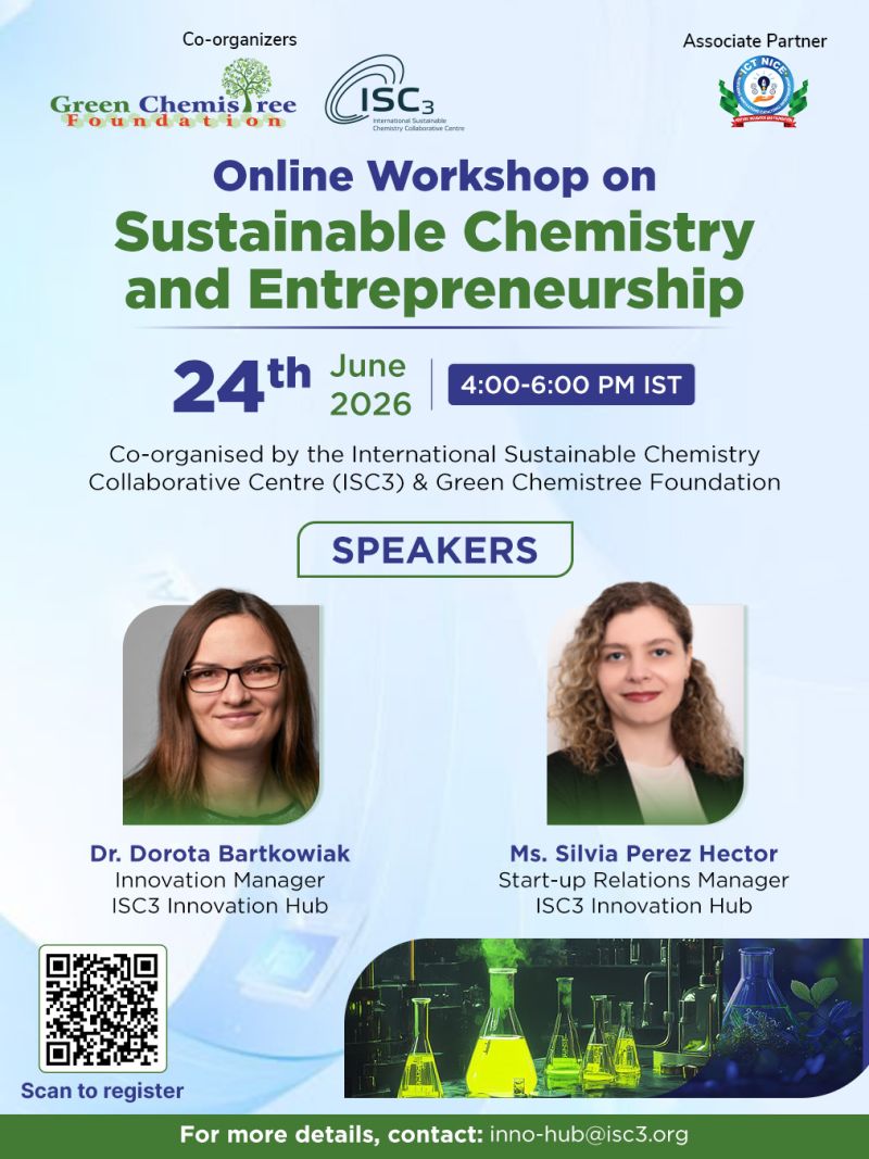 Online Workshop on Sustainable Chemistry and Entrepreneurship 