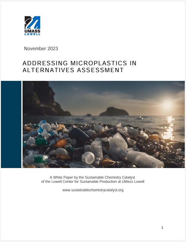 Addressing Microplastics in Alternatives Assessment