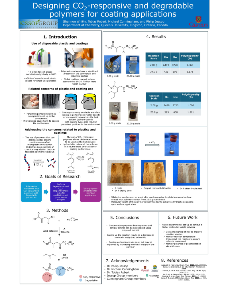 Poster on Designing CO2-responsive and Degradable Polymers