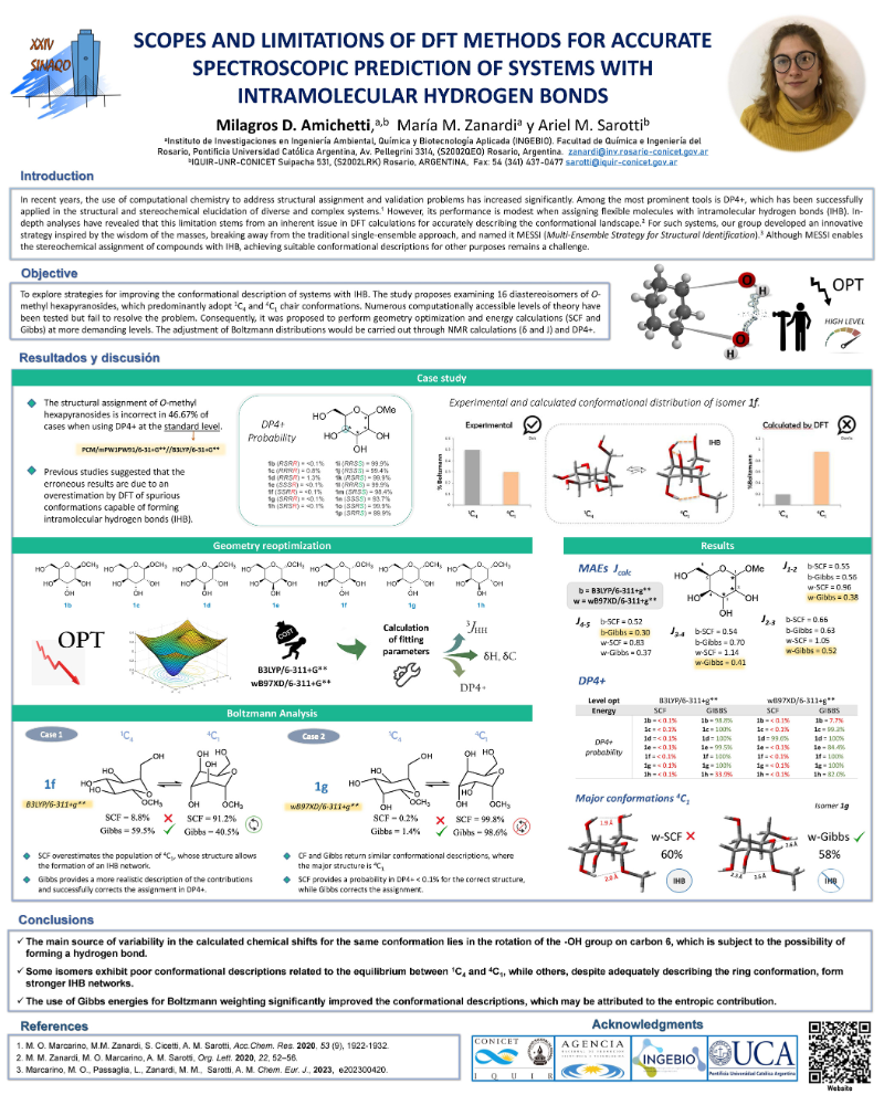 Poster on Scopes and Limitations of DFT Methods for Accurate Spectroscopic Prediction of Systems with Intramolecular Hydrogen Bonds