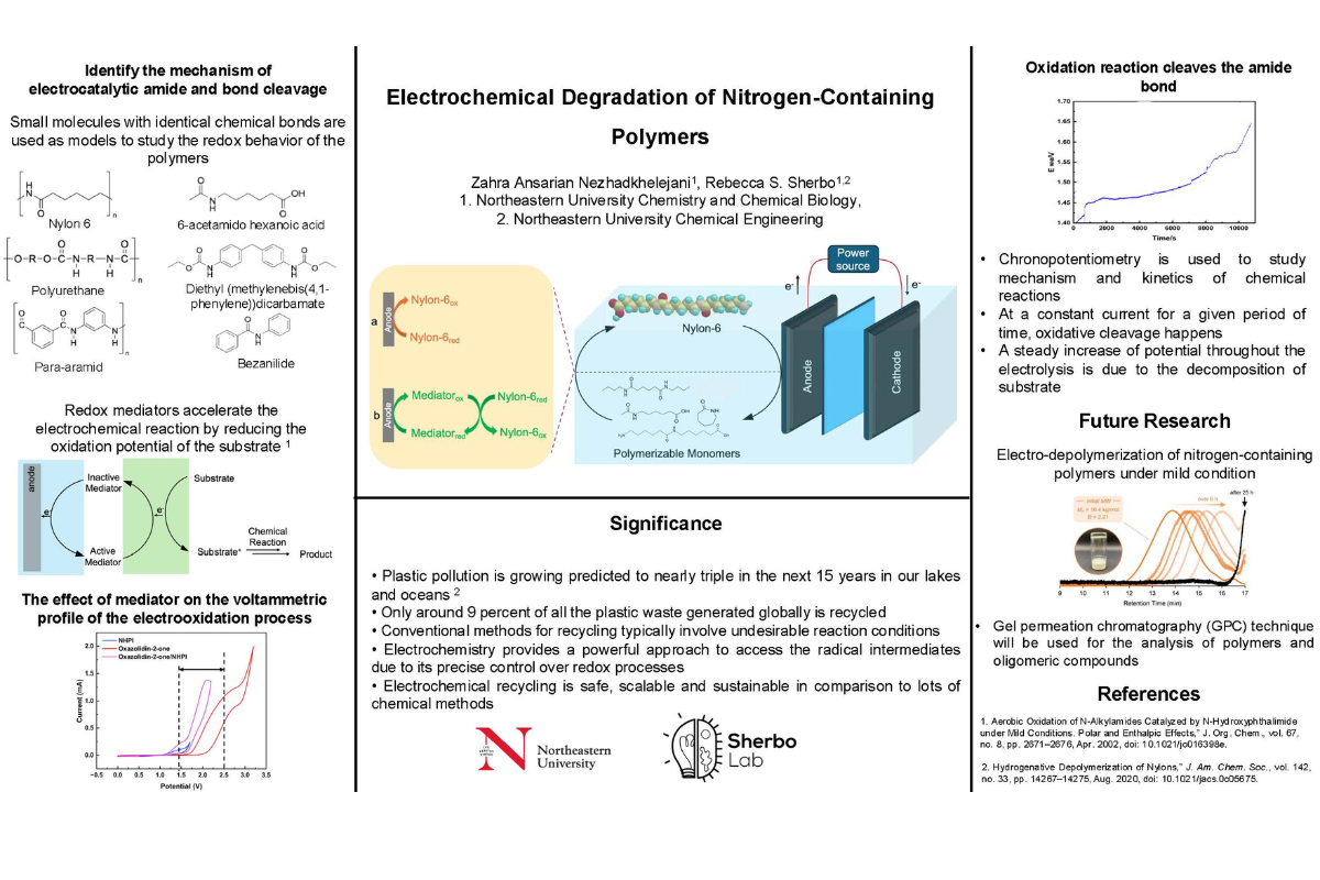 Poster on Electrochemical Degradation of Nitrogen-Containing Polymers