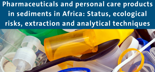 Pharmaceuticals and personal care products in sediments in Africa: Status, ecological risks, extraction and analytical techniques and picture of plastic waste 