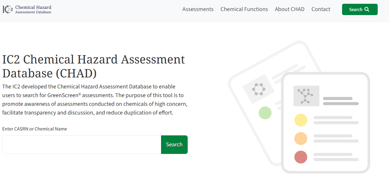 Chemical Hazard Assessment Database (CHAD) Homepage