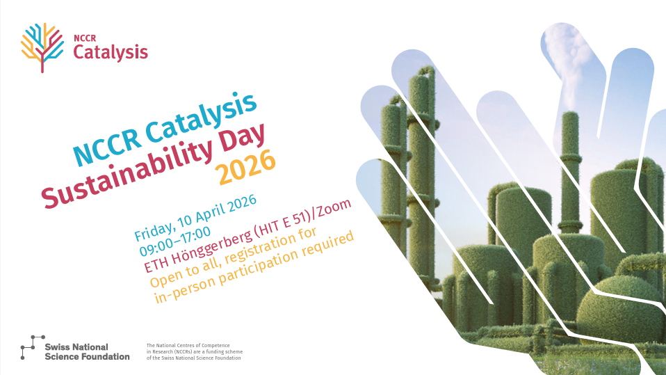 Flyer for NCCR Catalysis Sustainability Day 2026