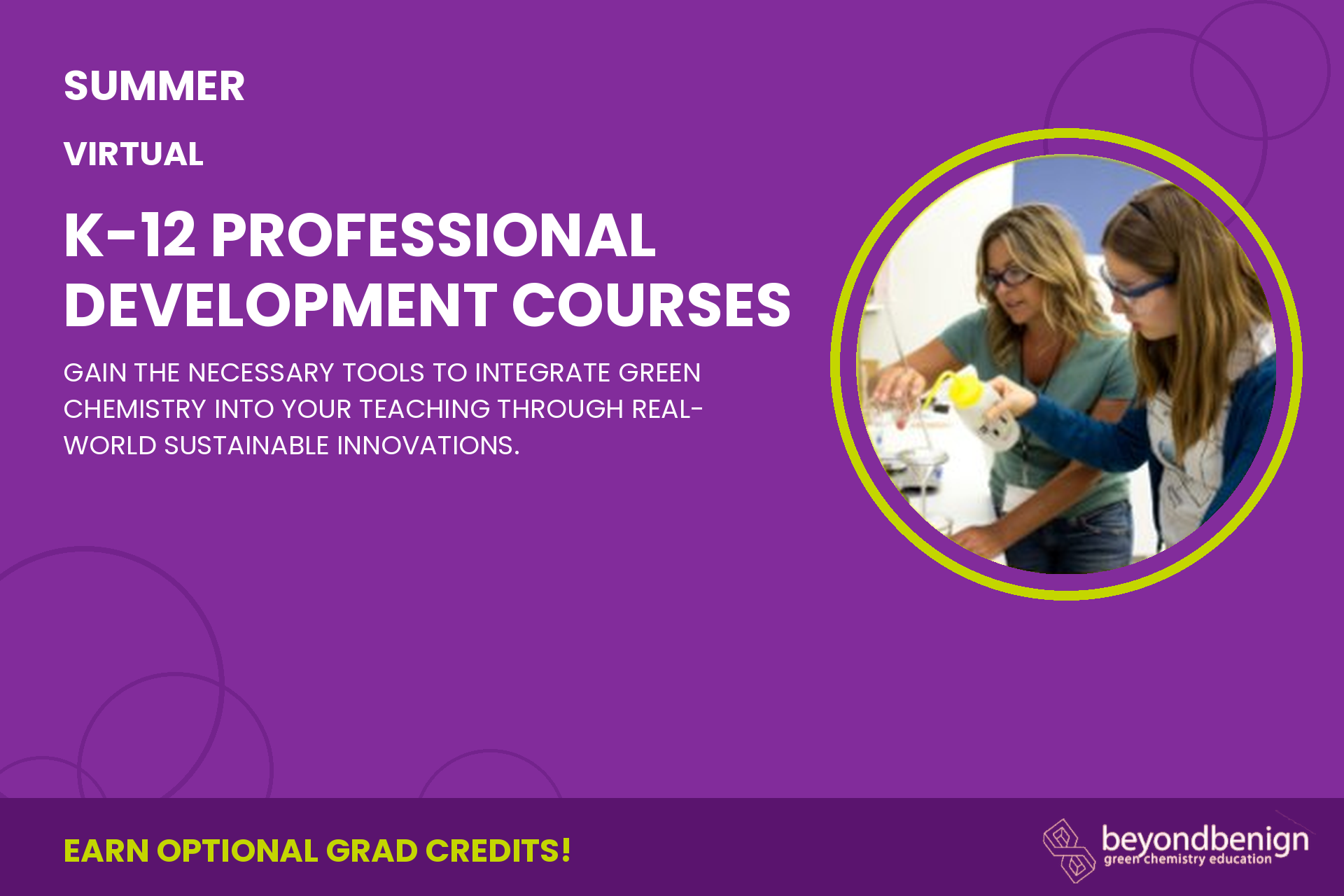 K-12 Summer Professional Development Courses