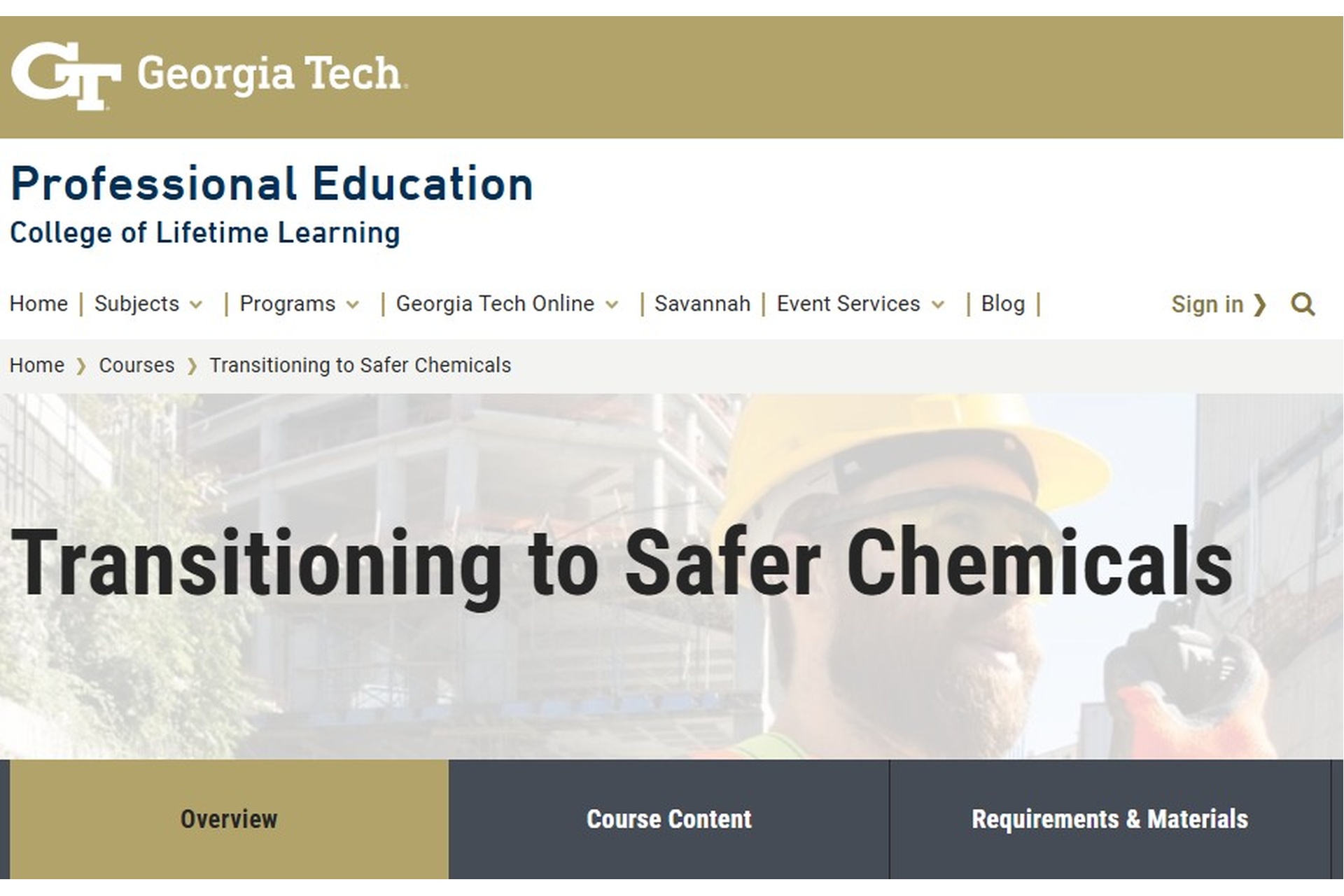 OSHA 7225: Transitioning to Safer Chemicals - OSHA 