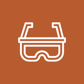 icon of safety goggles