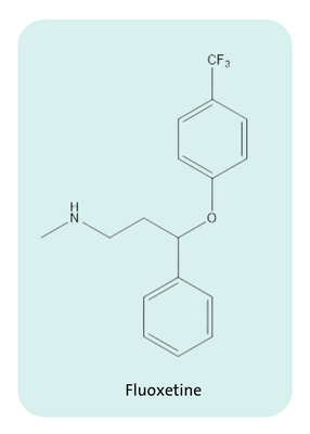 Fluoxetine molecule