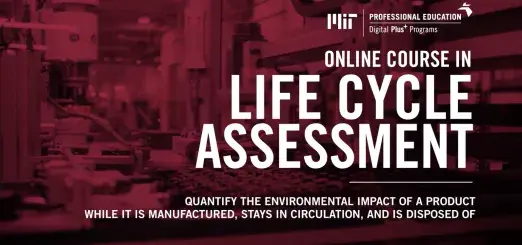 Online course in life cycle assessment from MIT Professional Education