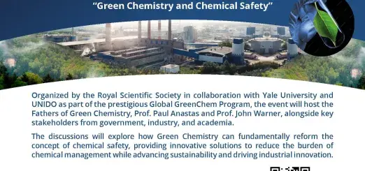 Flyer on the regional event on green chemistry and chemical safety 