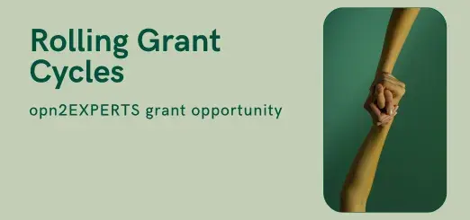 Rolling grant cycles for opn2EXPERTS