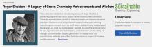 Roger Sheldon - A Legacy of Green Chemistry Achievements and Wisdom