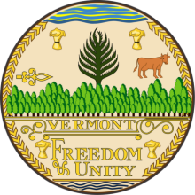 state seal of Vermont