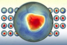 Mit image of the ozone damage through the ages.