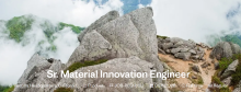 image mentioning the position, Sr materials innovation engineer