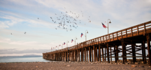 Historic pier in Ventura, California