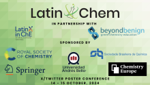 LatinXChem in partnership with Latin X in ChE, Beyond Benign, Royal Society of Chemistry, Universidad Andres Bello, Sociedade Brasileira de Quimica, Springer, Chemistry Europe