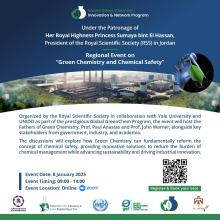 Flyer on the regional event on green chemistry and chemical safety 