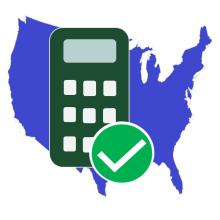 Logo for the Lead Service Line Replacement Cost Calculator (LSLRCC), a public EPA-aligned tool developed by Environmental & Public Health International.