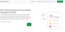Chemical Hazard Assessment Database (CHAD) Homepage