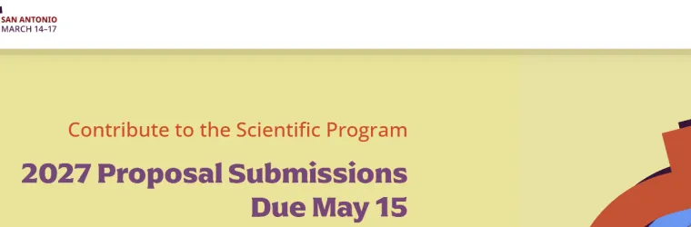 Contribute to the Scientific Program 2027 Proposal Submissions Due May 15