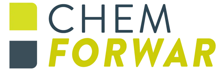 Four squares followed by text, "ChemFORWARD"
