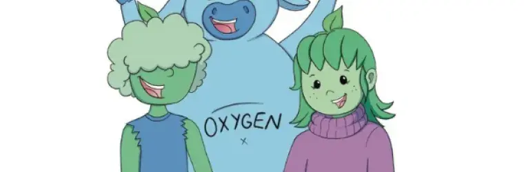 characters from the kids chemical solutions comic book with the URL written underneath: www.kidschemicalsolutions.com