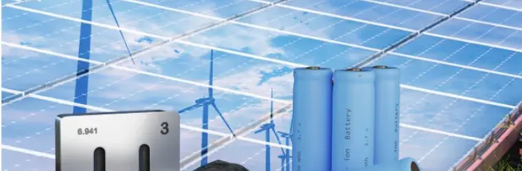 Picture by Canva, lithium & renewables 