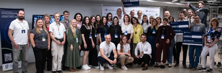 The winners and the whole team of Ukrainian GreenChem Accelerator