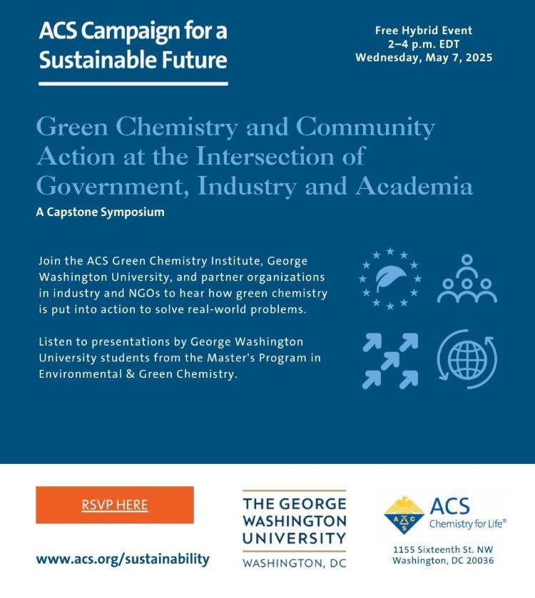 Flyer for ACS GW flyer. states the information in the description.