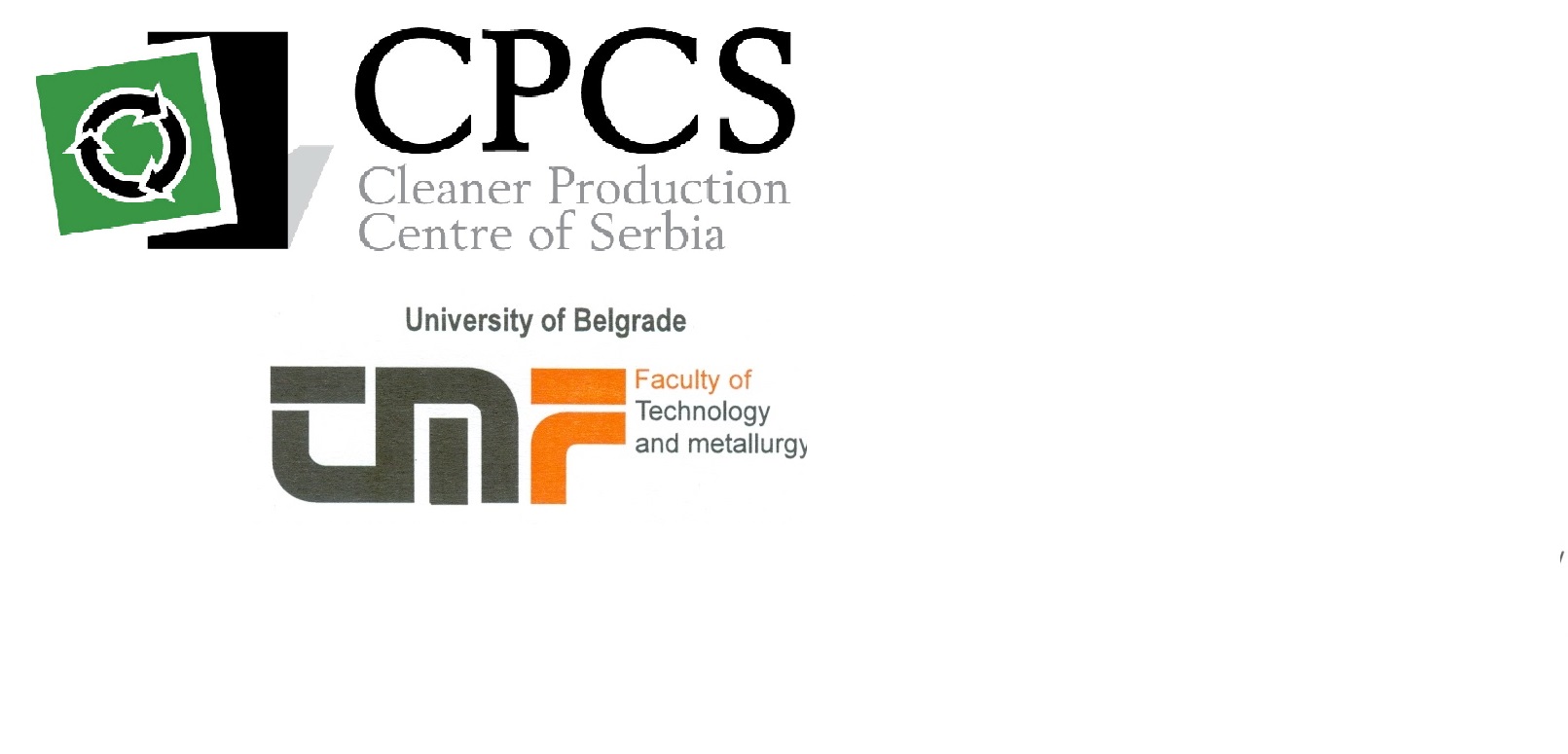 Faculty of Technology and Metallurgy - Cleaner Production Centre of Serbia logo